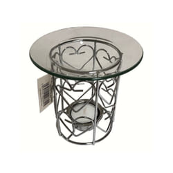 Metal Wire Oil Burner Tea Light Holder & Tealights - Hearts