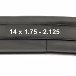 Bicycle Bike Cycle 14'' Inner Tube 1.75-2.125-14 Straight Valve 1.75x14 2.125x14