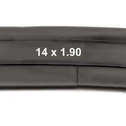 Bicycle Bike Cycle 14'' Inner Tube 1.90 - 14 Straight Valve 1.75x14 2.125x14