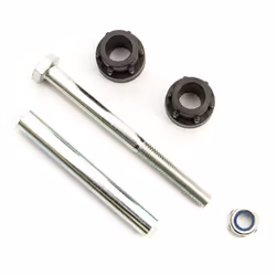 127mm Axle & Sleeve & Bushes Set Fits 1 Inch Wheel Bore Replacement Wheelbarrow