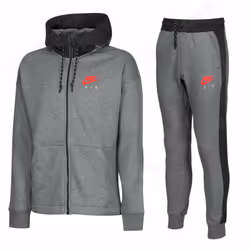 Nike Air Fleece NSW Mens Full Tracksuit Grey - S