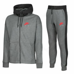Nike Air Fleece NSW Mens Full Tracksuit Grey - XL