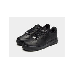 Nike Air Force 1 Low Junior Kids Shoes White Black - Black, 3