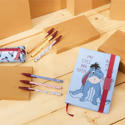 Pencil Case and Stationery Set Eeyore Winnie The Pooh The Mandalorian Minnie Mouse Mickey Mouse Notebook and Pen Set School Supplies Work Office Baby