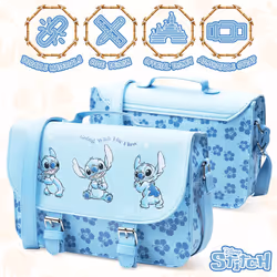 Stitch Bag for Girls, Lilo and Stitch Cross Body Bag (Blue)
