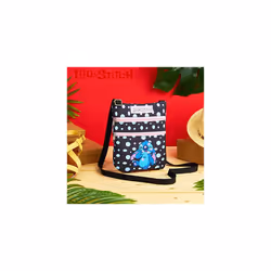 Stitch Bag for Girls, Lilo and Stitch Cross Body Bag (Black)