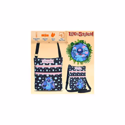 Stitch Bag for Girls, Lilo and Stitch Cross Body Bag (Black)