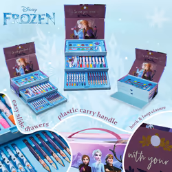 Art Set, Frozen Colouring Sets for Children with Over 40 Art Supplies