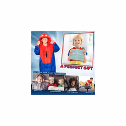 Spiderman Fleece Blanket Hoodie for Boys and Teenagers - One Size Cosy Hooded Blanket - Spiderman Gifts for Boys Red/Blue