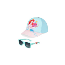 Stitch Baseball Cap and Kids Sunglasses for Girls 100% UV Protection Summer Accessories Set One Size Adjustable Hat Frozen The Little Mermaid Stitch
