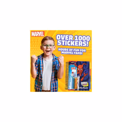 Boys Sticker Book Over 1000 Spiderman Stickers Scrapbook Colouring Pencils Avengers Activity Book - Boys Gifts (Multi Spiderman)