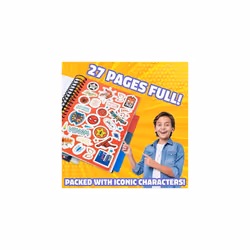 Boys Sticker Book Over 1000 Spiderman Stickers Scrapbook Colouring Pencils Avengers Activity Book - Boys Gifts (Multi Spiderman)