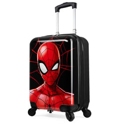 Marvel Carry On Suitcase for Kids Spiderman Cabin Bag with Wheels Lugg