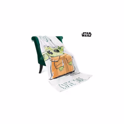 Stitch Fleece Blanket Super Soft Blanket Throw Bed Accessories 150 x 130 Sofa Throw Bed Blankets Baby Yoda Gifts (Green Baby Yoda)
