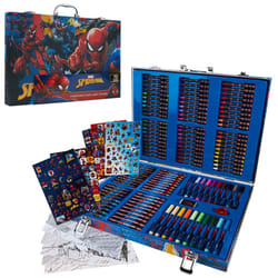 Avengers Art Set for Kids Colouring Pens Colouring Pencils Crayons 130+ Pieces Spiderman Art Supplies Boys Gifts (Multi Spiderman)