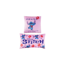 Stitch Cushion Covers - Set of 2 Home Decor 50 x 30cm and 35 x 35cm Women Teenagers Kids Cushions - Stitch Gifts (Pink Stitch)