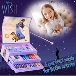 Kids Painting Sets Art Supply Sets 40 Plus Pieces Colouring Sets for Children with Crayons Wish Gifts for Girls