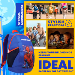 Marvel Spiderman Kids Backpack with Water Bottle Pocket  Large Capacity School Rucksack - Boys Gifts