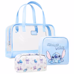 Stitch Toiletry Bags Set of 3, Zipped Wash Bag and Cosmetic Bag - Stitch Gifts