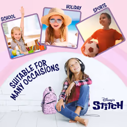 Stitch Girls Crossbody Bag Adjustable Strap Zip Compartments Stitch Gifts