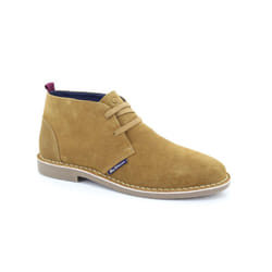 Ben Sherman Hemmings Men's Retro Smart Classic Lace Up Ankle Boots - UK Size 8, Tan