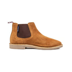 Ben Sherman Garcia Men's Suede Retro Smart Classic Slip-On Chelsea Ankle Boots - UK Size 8