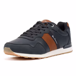 ) Ben Sherman Owen Retro Men's Navy/Tan Trainers - Blue, 10 (Adults'