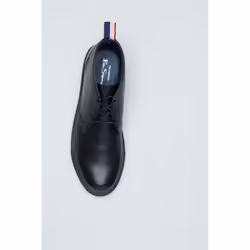 ) Ben Sherman Parka Leather Men's Black Boots - Black, 10 (Adults'