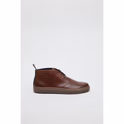 ) Ben Sherman Parka Leather Men's Brown Boots - Brown, 10 (Adults'