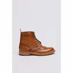 ) Ben Sherman Arthur Leather Men's Tan Boots - Brown, 10 (Adults'