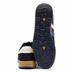 ) Ben Sherman Sokka Men's Navy Trainers - Blue, 10 (Adults'