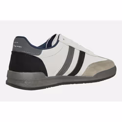 Ben Sherman Sokka Men's Comfort Stylish Classic Smart Fashion Casual Trainers - UK Size 10, White/Black/Grey