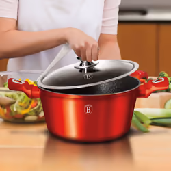 Berlinger Haus 10 Pc Cookware Set Induction - Red