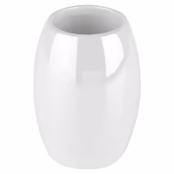 Ridder Ceramic Bathroom Dispenser Toilet Brush Set - White, Toothbrush Tumbler