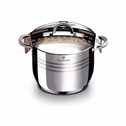 Blaumann 12Pc Cookware Set Stainless Steel Non Stick Pots Induction