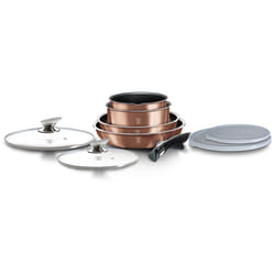 Berlinger Haus 9Pc Space Saving Pots and Pans Set - Rose Gold