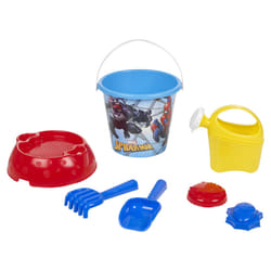 Disney Marvel Beach Bucket & Spade Toy Set Sandbox - Marvel: Spider-Man