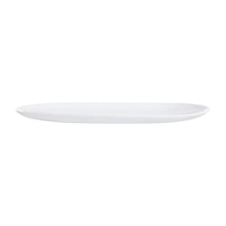 Luminarc Opal Glass White Dinner Set Tableware Collection Dinnerware Kitchen - Two Serving Plates