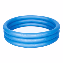 Kids Swimming Pool Water Paddling Inflatable - Blue, 3 ring 152cm x H30cm