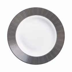 Luminarc Astre 18pc Glass Dinner Set Dinnerware - Black, 6 Soup Bowls