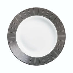 Luminarc Astre 18pc Glass Dinner Set Dinnerware - Black, 6 Soup Bowls