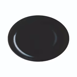 Luminarc Round 18pc Glass Dinner Set Dinnerware - Black, Oval Dish