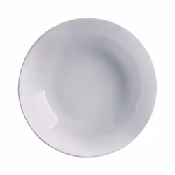 Luminarc Round 18pc Glass Dinner Set Dinnerware - Grey, 6 Soup Bowls