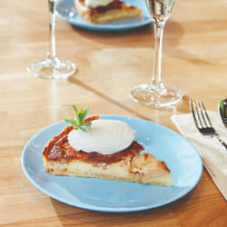 Luminarc Round 18pc Glass Dinner Set Dinnerware - Light Blue, 6 Dessert Plates