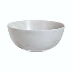 Luminarc Round 18pc Glass Dinner Set Dinnerware - Grey Marble, Salad Bowl