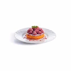 Luminarc White 18pc Opal Glass Dinner Set Plates - 6 Dessert Plates
