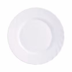 Luminarc White 18pc Opal Glass Dinner Set Plates - 6 Dessert Plates
