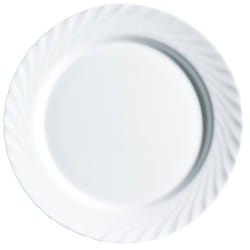 Luminarc White 18pc Opal Glass Dinner Set Plates - 31cm Round Platter