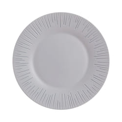 Luminarc Luminis 18pc Glass Dinner Set Dinnerware - 6 Dessert Plates, Grey