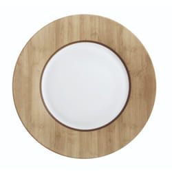 Luminarc 18 Pcs  Glass Dinner Set Wood Design - 6 Dinner Plates